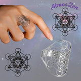 BAGUE PIXIU - BAGUE METATRON - Ajustables - Atmos-Zen