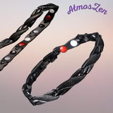 BRACELET à ENERGIE MAGNETIQUE Noir - Atmos-Zen