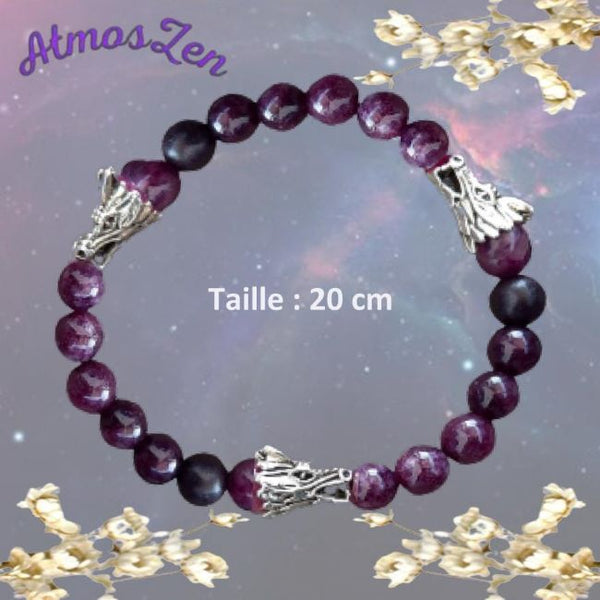 BRACELETS et COLLIER CHAKRA COURONNE faits main - Véritables Perles Améthyste - Atmos-Zen