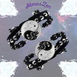 BRACELETS YIN-YANG GRAVURE DRAGON Ajustables - Atmos-Zen