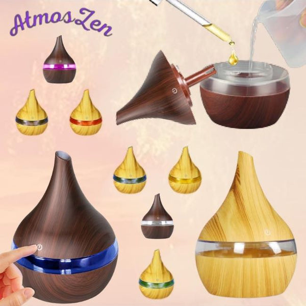 DIFFUSEUR AROMATHERAPIE et HUMIDIFICATEUR d'AIR - Atmos-Zen