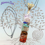 PENDENTIF 7 CHAKRAS Arbre de Vie ou Orgone - Atmos-Zen